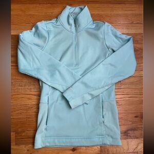 Nike Golf Tour Performance Half-Zip Pullover Fleece Light Blue Women's XS